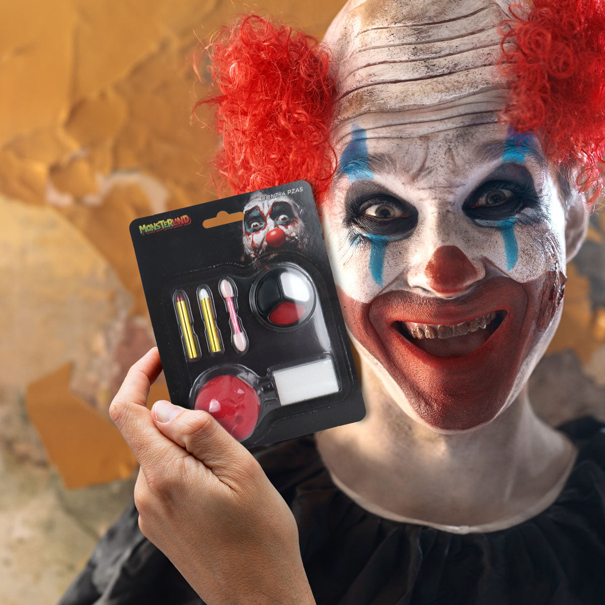 Set de Maquillaje para Disfraz de Payaso, 6pzas