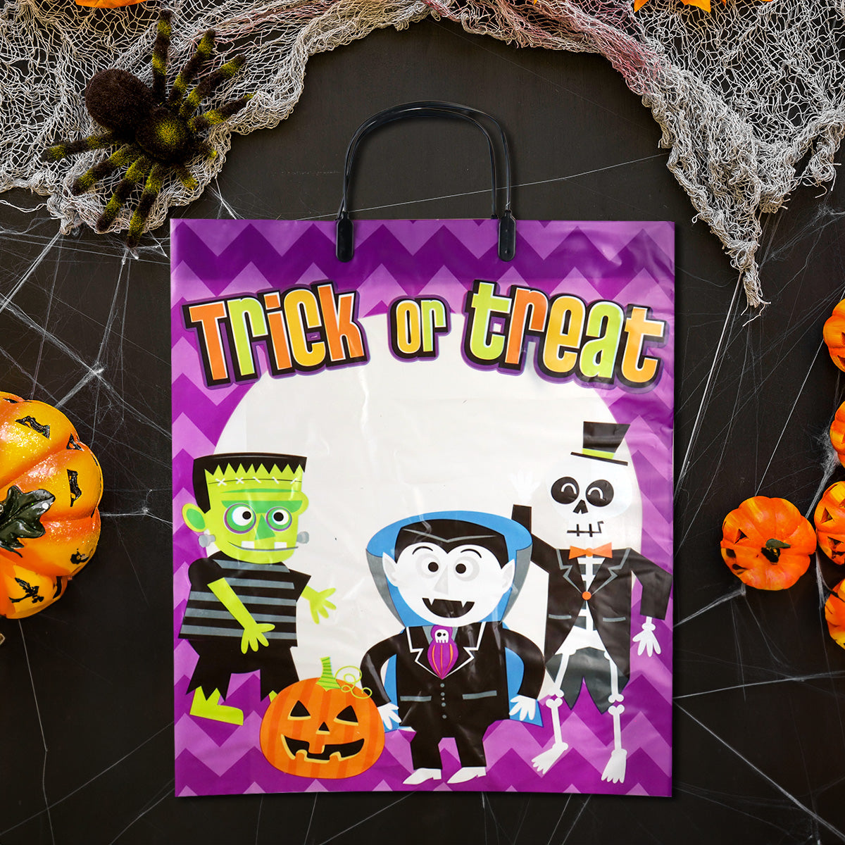 Bolsa de Plástico para Dulces, Trick or Treat