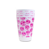 Vasos con Diseño de Calaveras 4 piezas