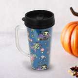 Termo color Turquesa para Café con Diseño de Halloween, Tokidoki