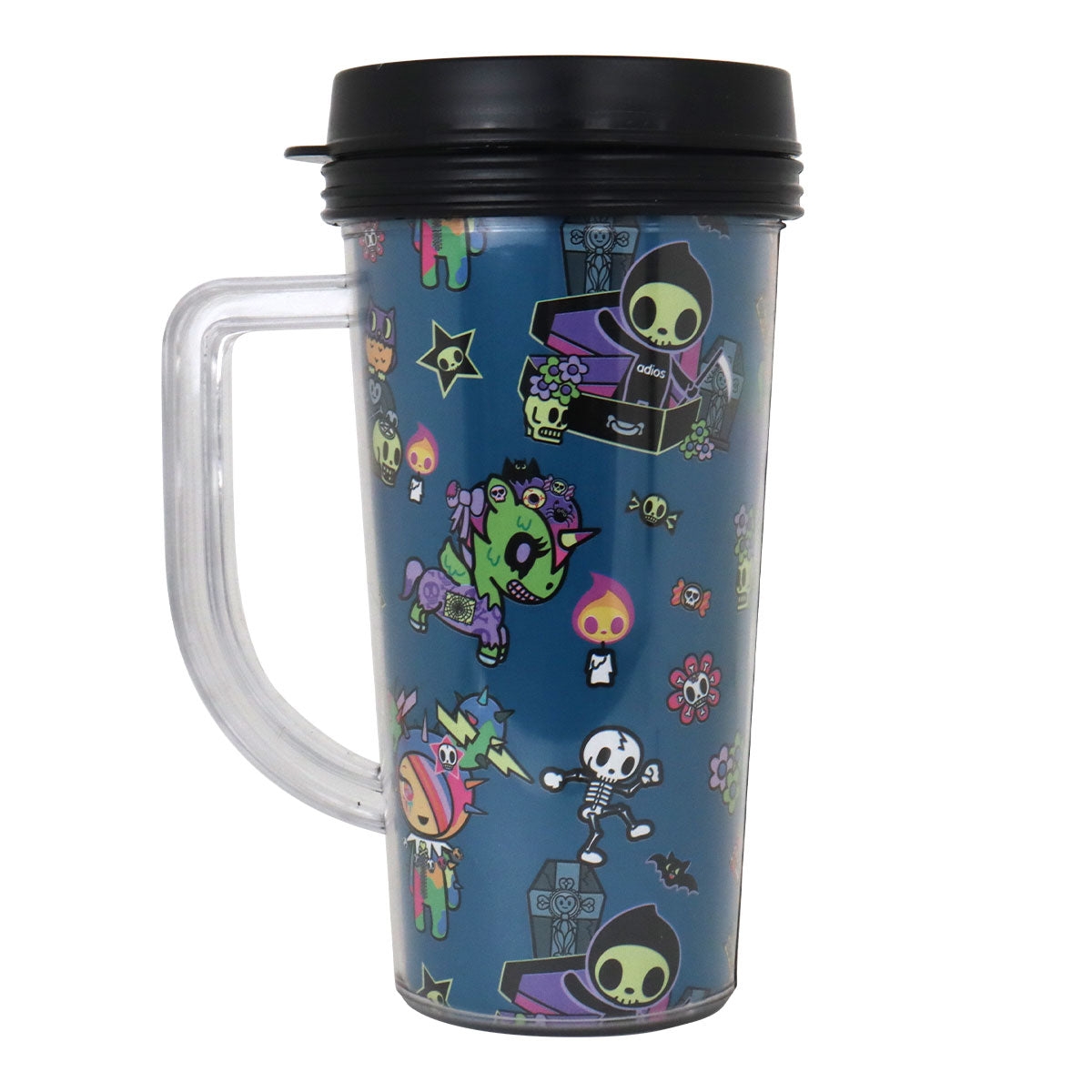 Termo color Turquesa para Café con Diseño de Halloween, Tokidoki