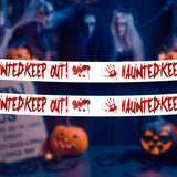 Cinta de Decorativa Haunted Keep Out!