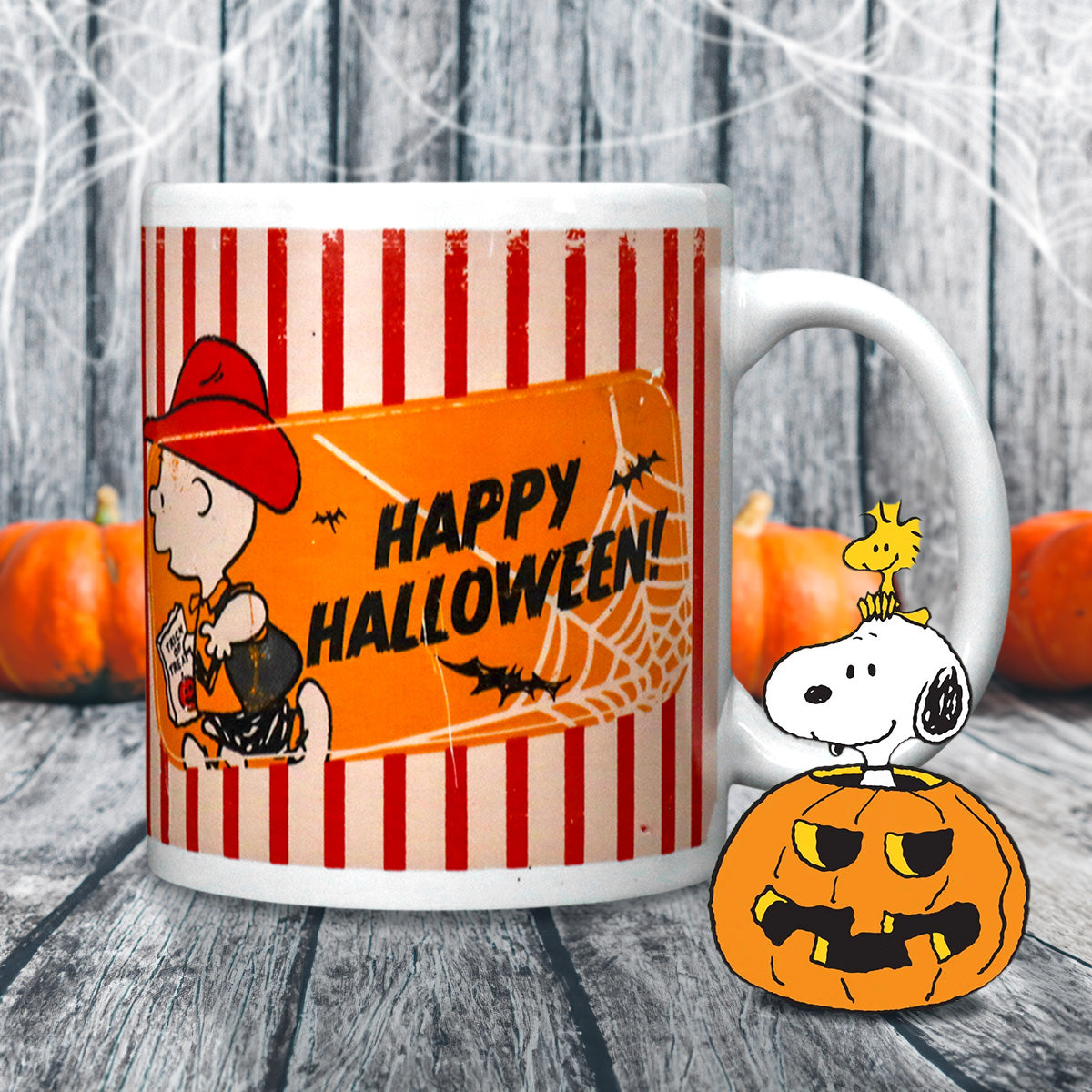 Taza de Cerámica con Diseño de Halloween, Peanuts