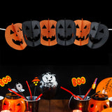 Banner Decorativo con Diseño de Calabaza para Halloween