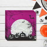 Servilletas Desechables para Fiesta de Halloween, color Morado