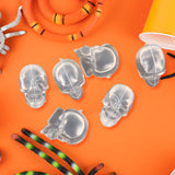 Figuras para Hielo en Forma de Calaveras, 6pzas