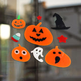 Stickers de Gel con Diseño de Halloween, Calabaza