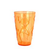 Vaso de Plástico color Naranja con Diseño de Halloween