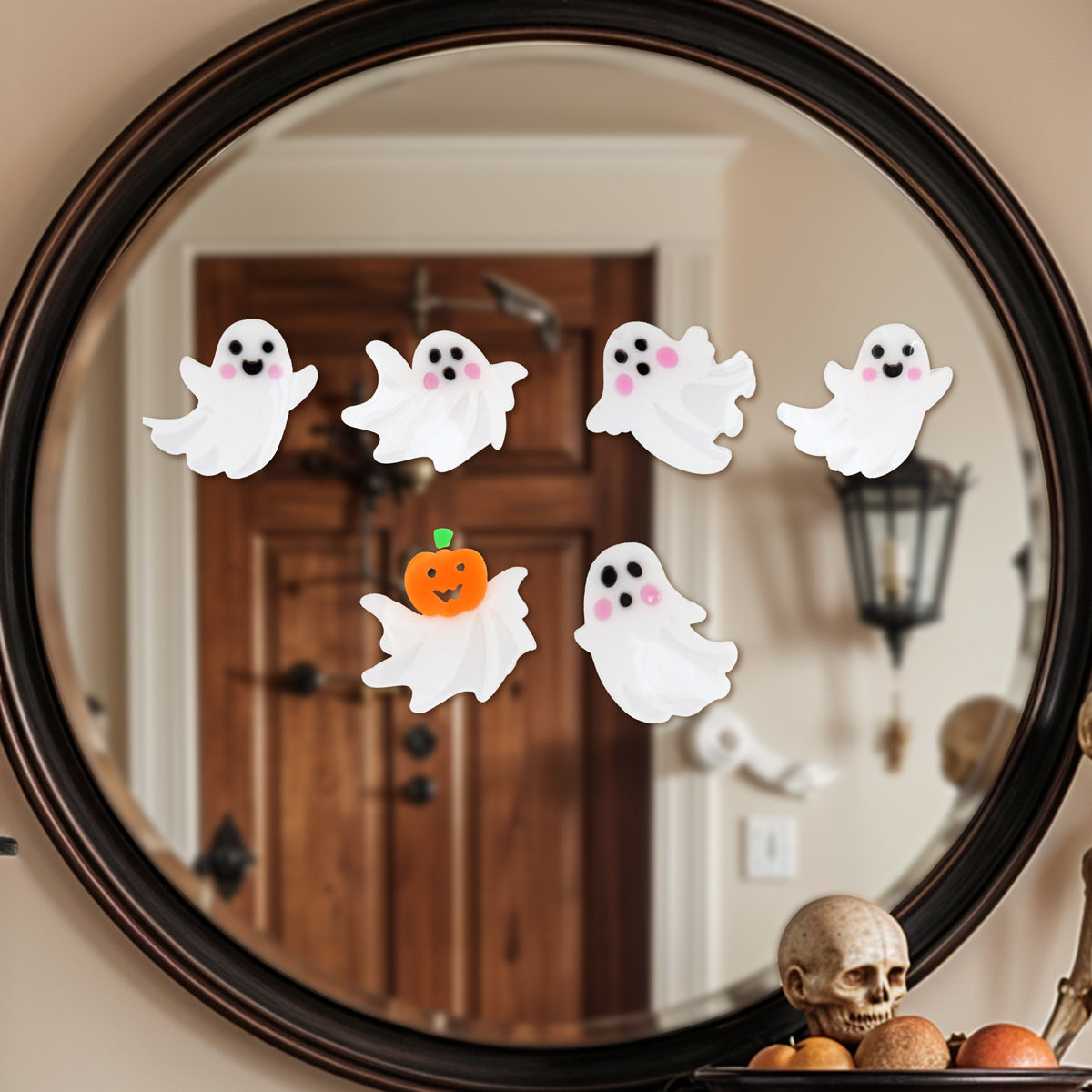 Stickers de Gel con Diseño de Fantasma para Halloween