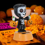 Figura Solar de Calavera con Base