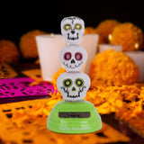 Figura Solar de Calaveras con Base