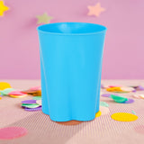 Vaso de Plástico con Diseño de Mariposa color Azul