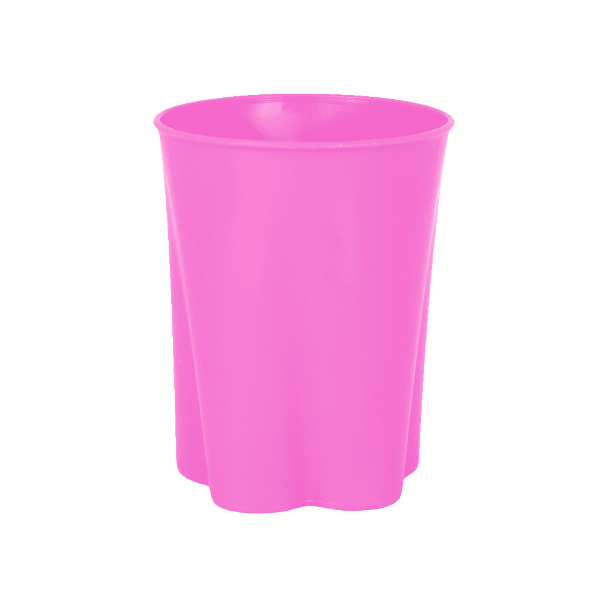 Vaso de Plástico con Diseño de Mariposa color Fucsia