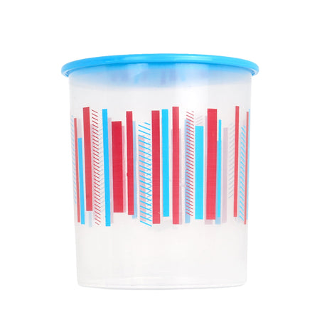 Contenedor Hermético Redondo, Color Azul, 1800 ml