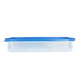 Contenedor Hermético Rectangular 650ml, color Azul