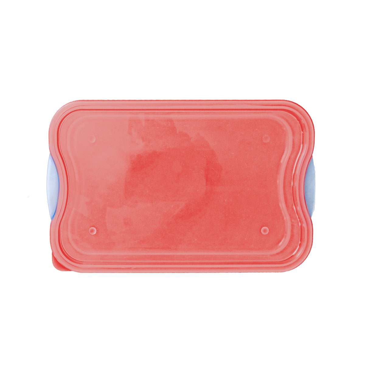 Contenedor Hermético Rectangular 650ml, color Rojo