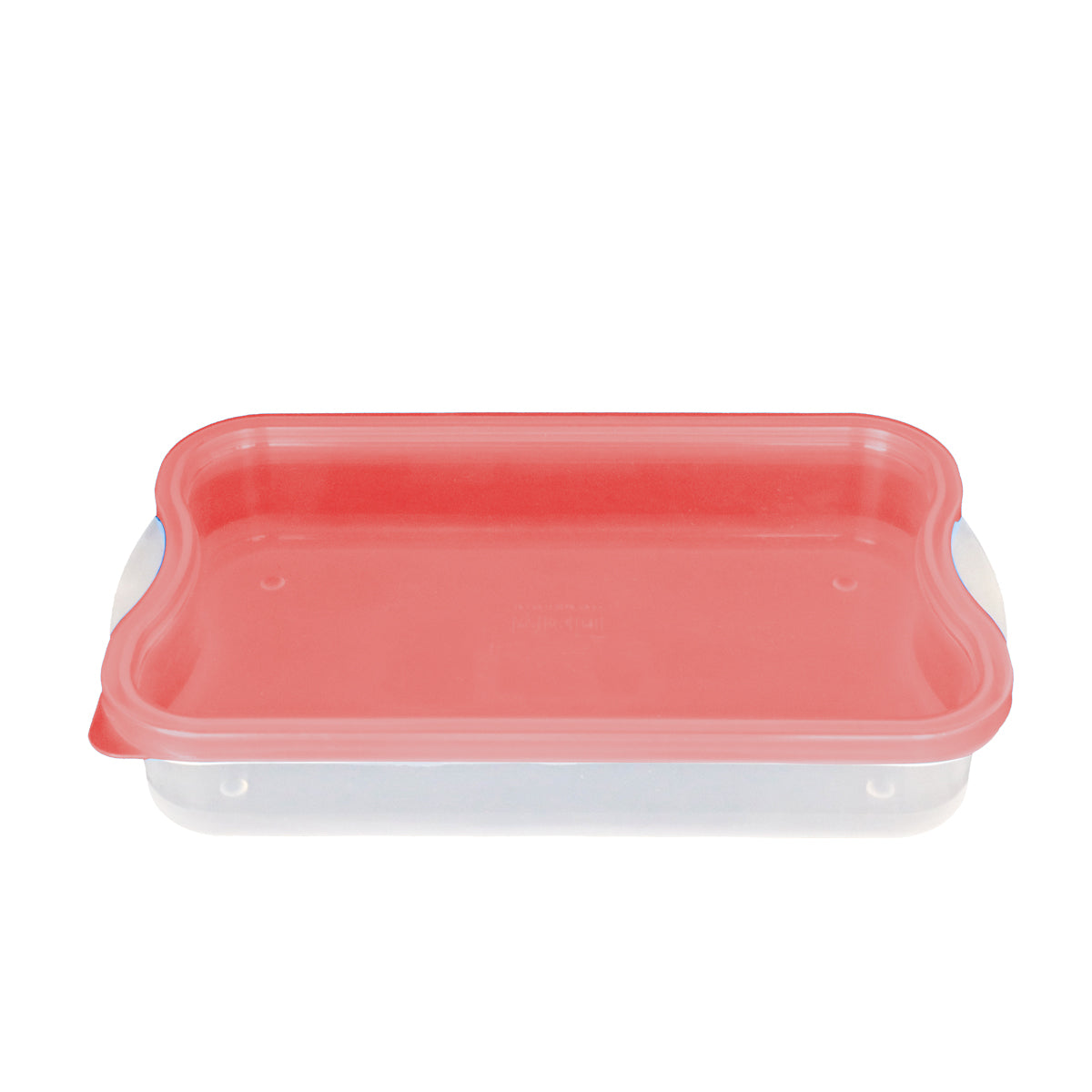 Contenedor Hermético Rectangular 650ml, color Rojo