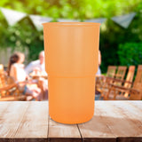 Vaso de Plástico Inkanto color Naranja, 1000ml