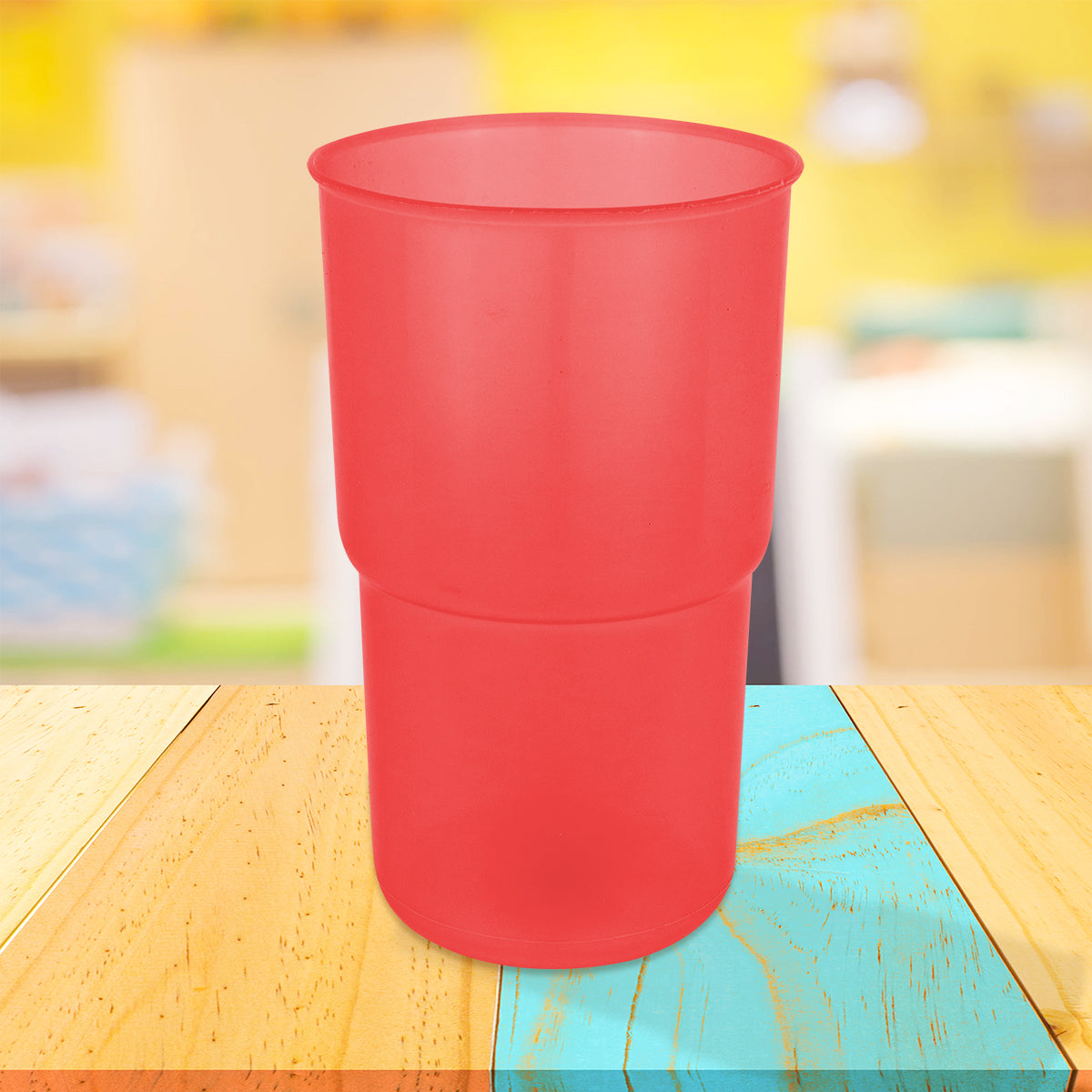 Vaso de Plástico, color Rojo, 1000ml