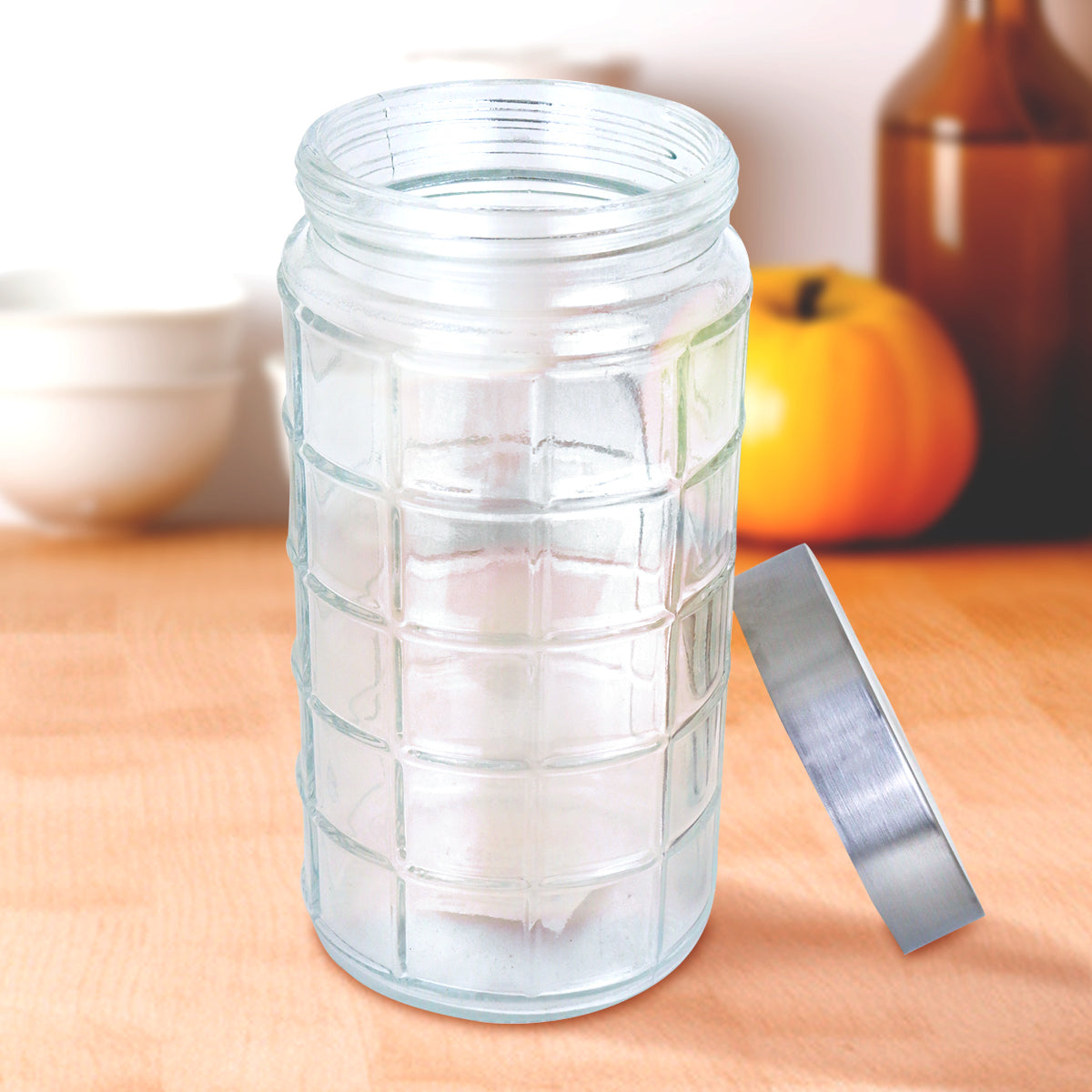 Frasco de Cristal con Tapa Hermética, 1440ml