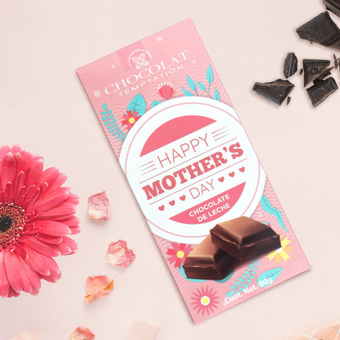 Chocolate de Leche, 80gr, Happy Mother's Day