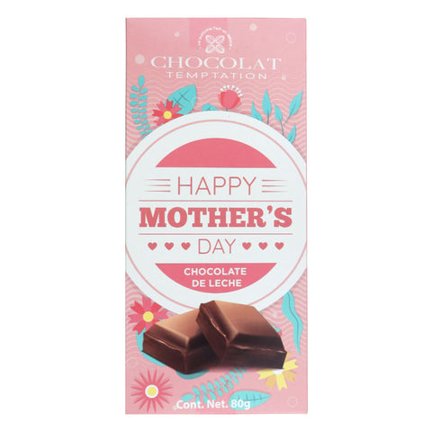 Chocolate de Leche, 80gr, Happy Mother's Day