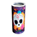 Veladora con Diseño de Calavera para Día de Muertos