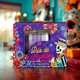 Vela Aromática Especial para Día de Muertos, color Morado