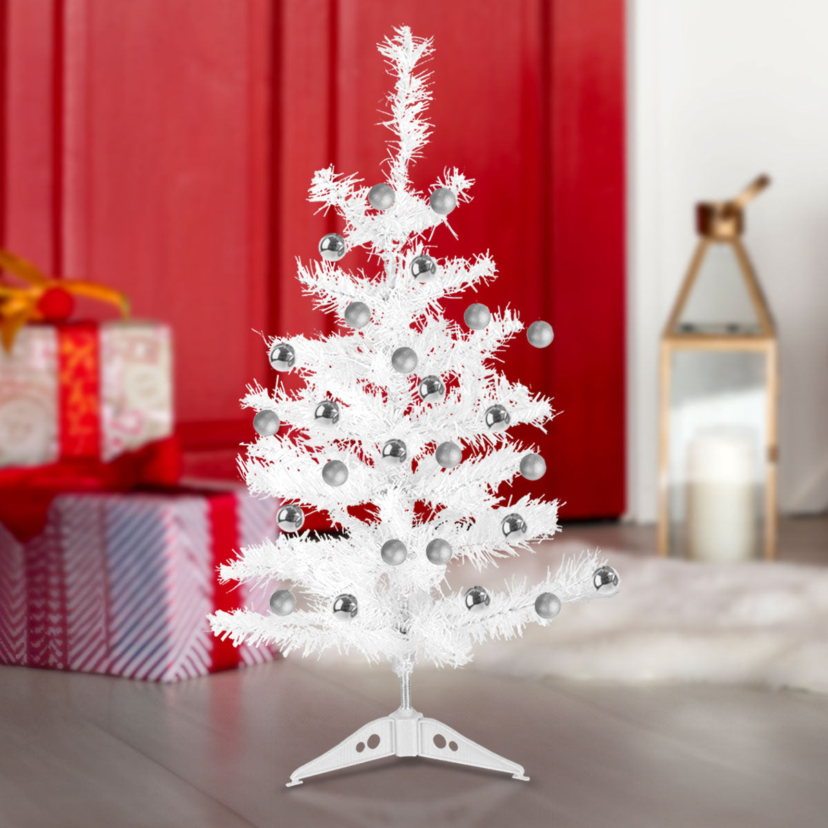 Árbol Navideño color Blanco, 60cm