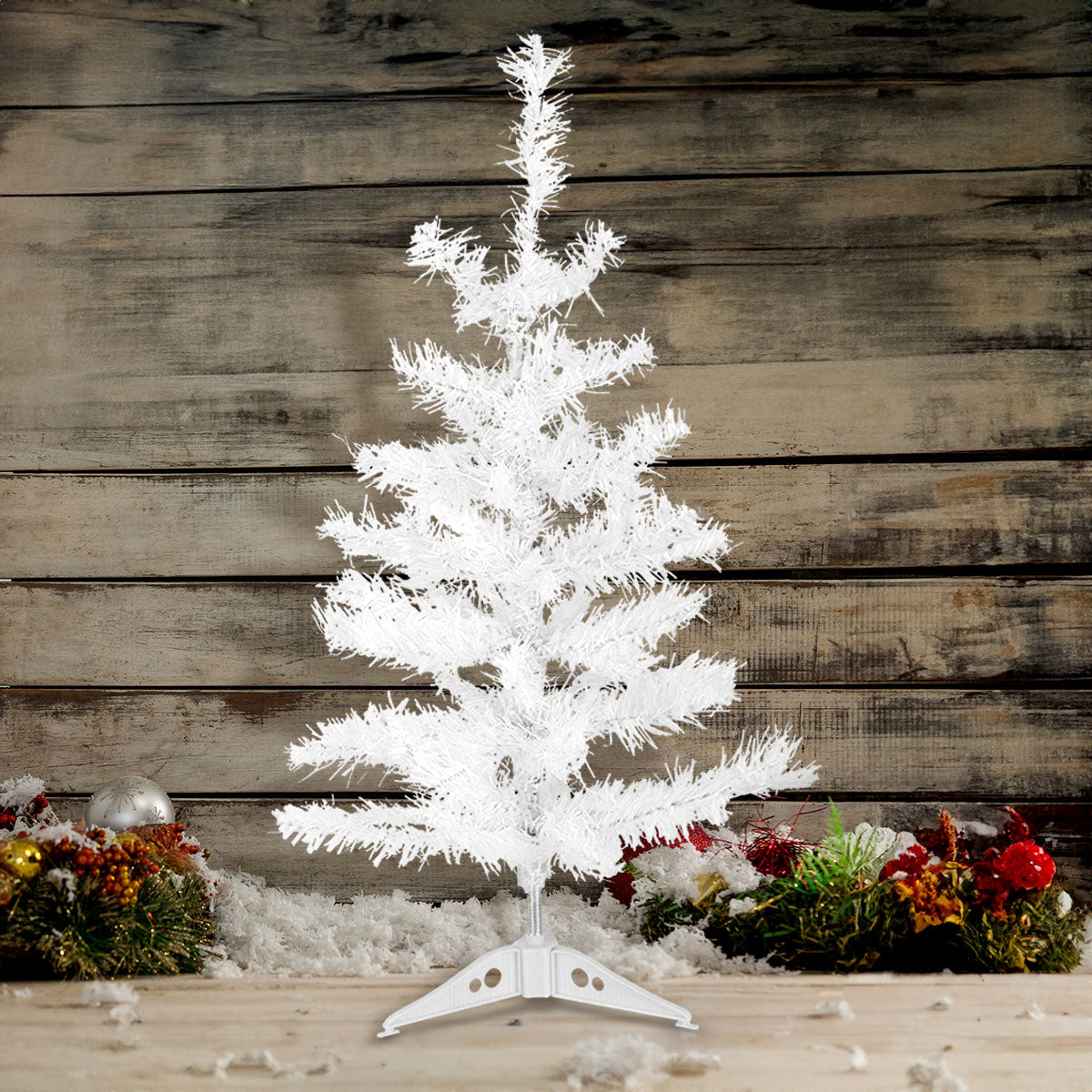 Árbol Navideño color Blanco, 60cm