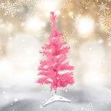 Mini Árbol de Navidad color Rosa, 60 cm