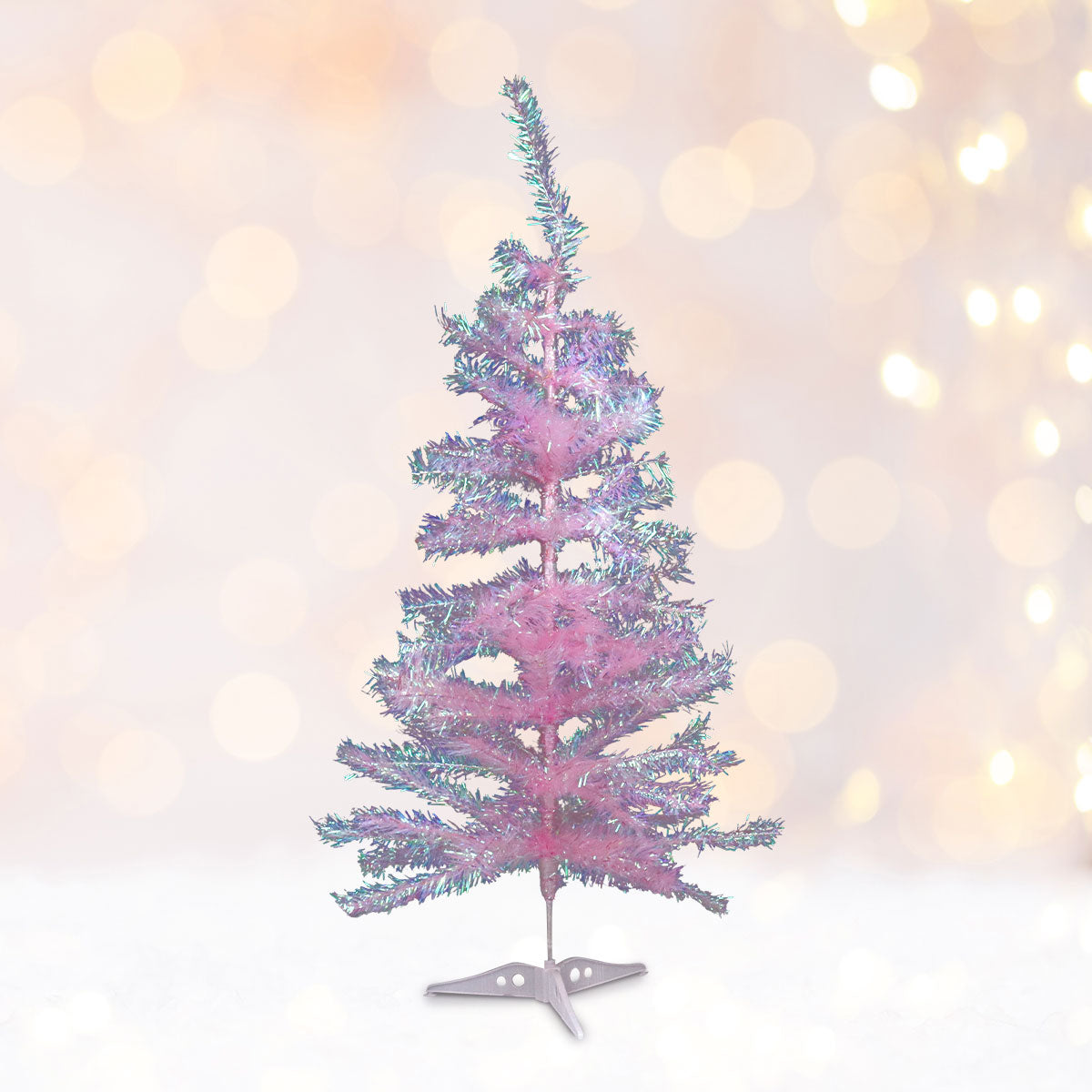 Árbol Navideño color Rosa, 90cm