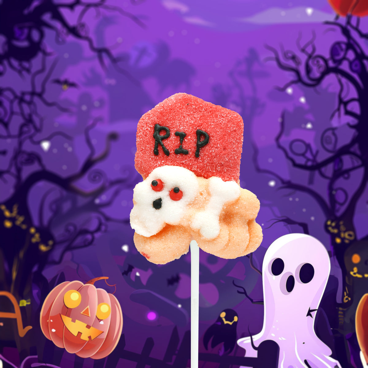 Paleta de Malvavisco con Diseño de Halloween 35gr.