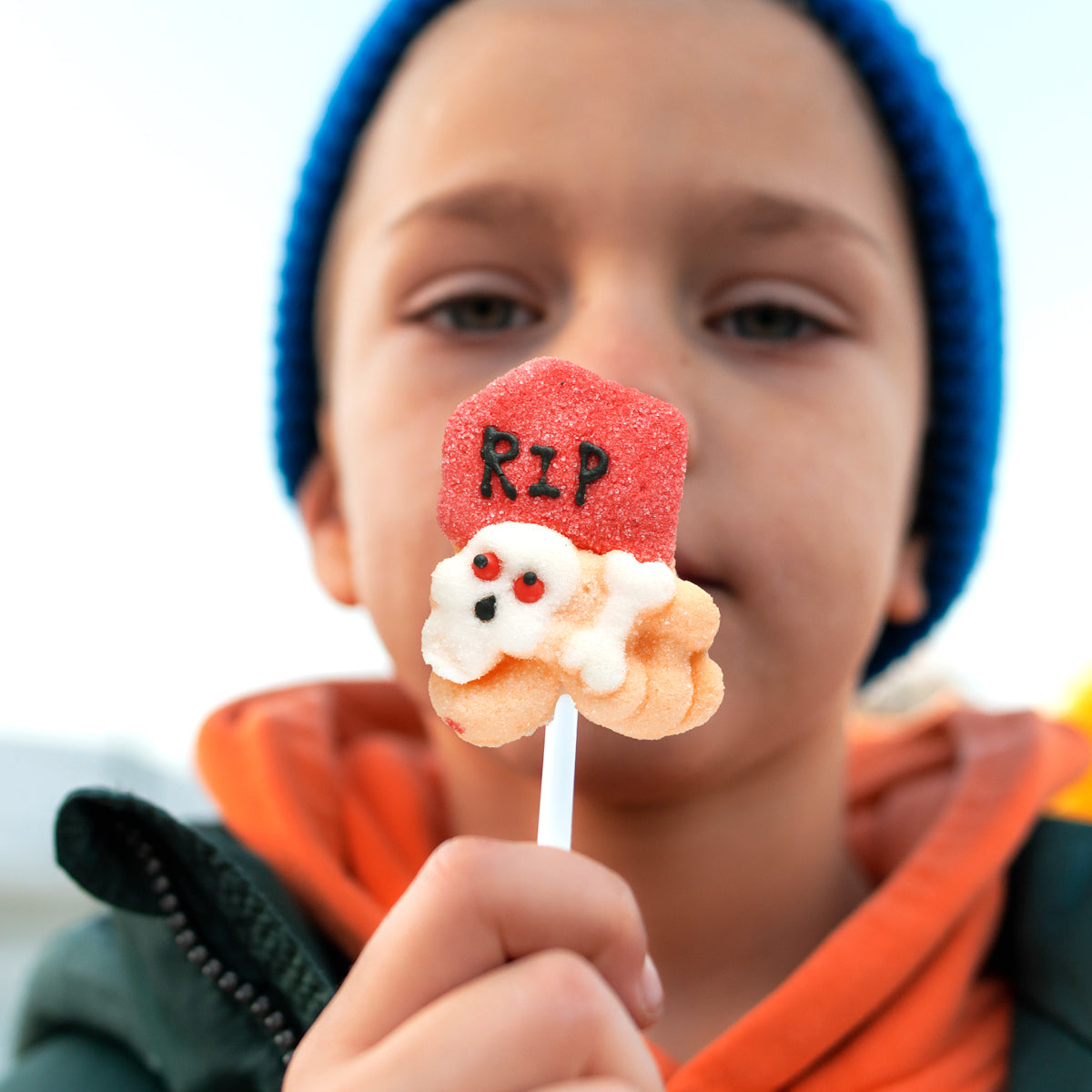 Paleta de Malvavisco con Diseño de Lápida 35gr.