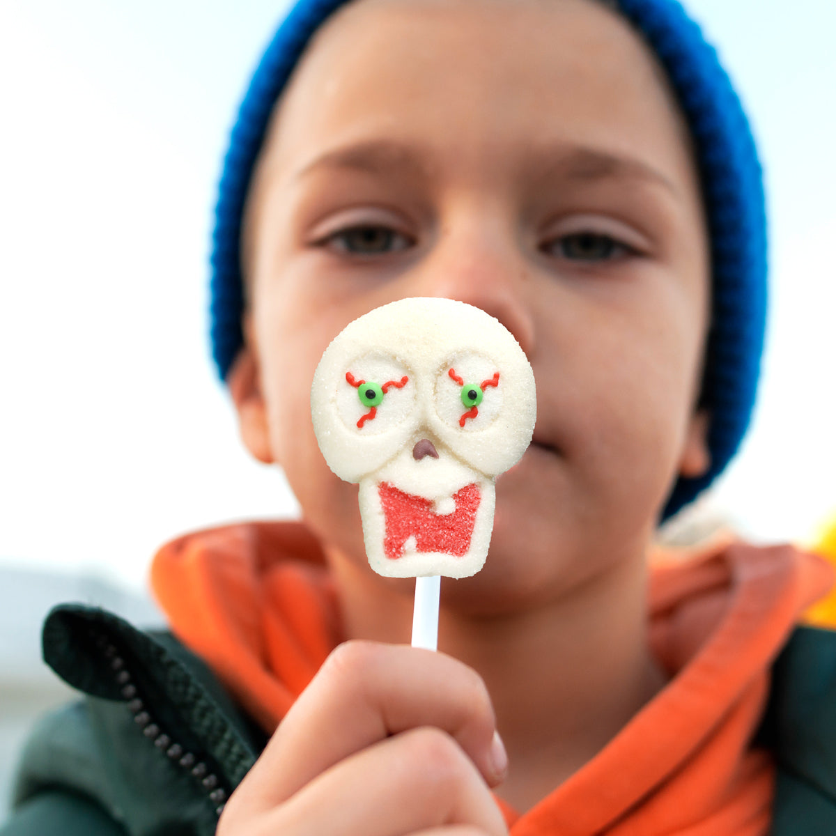 Paleta de Malvavisco con Diseño de Calavera 35gr.