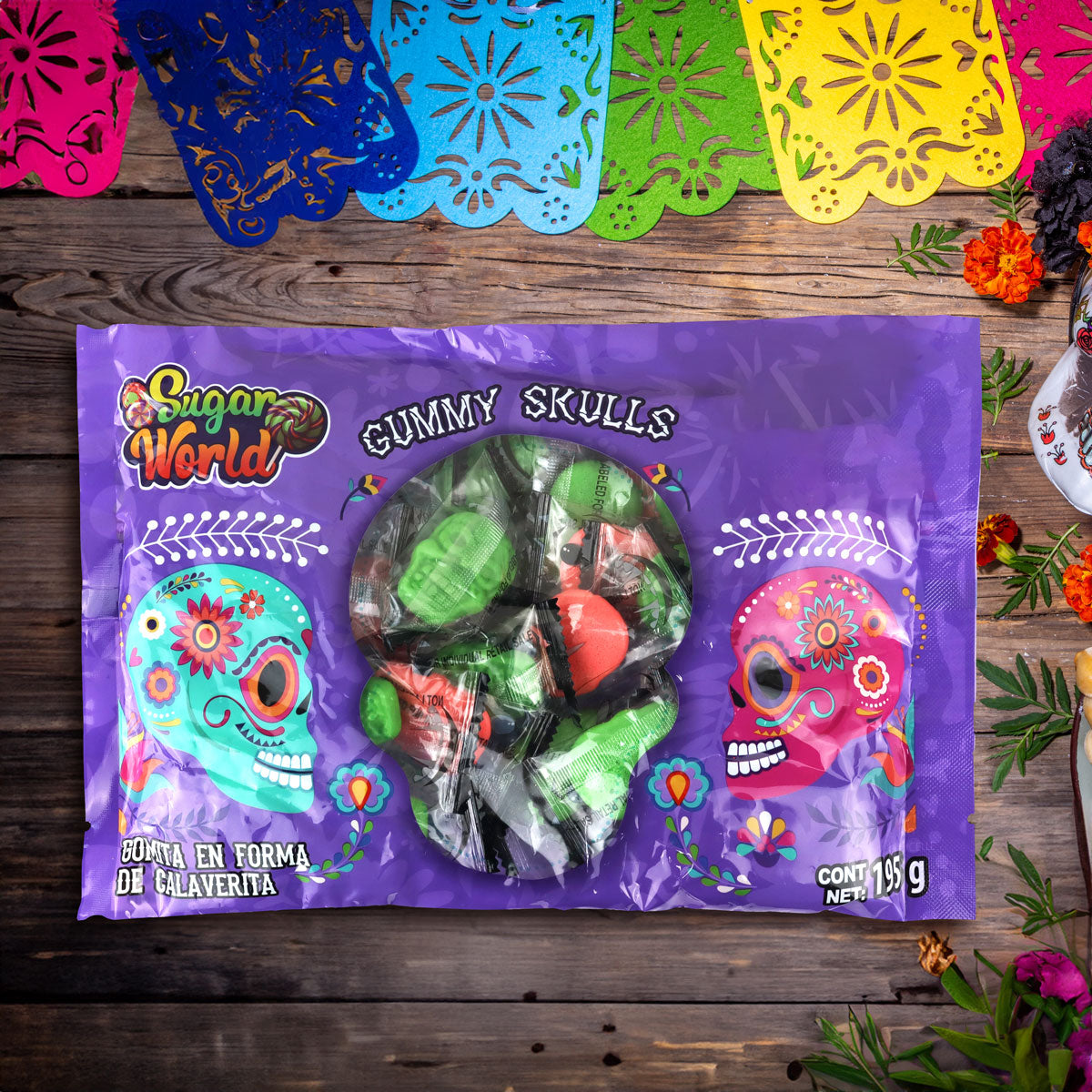 Gomitas en Forma de Calaverita, 195gr.