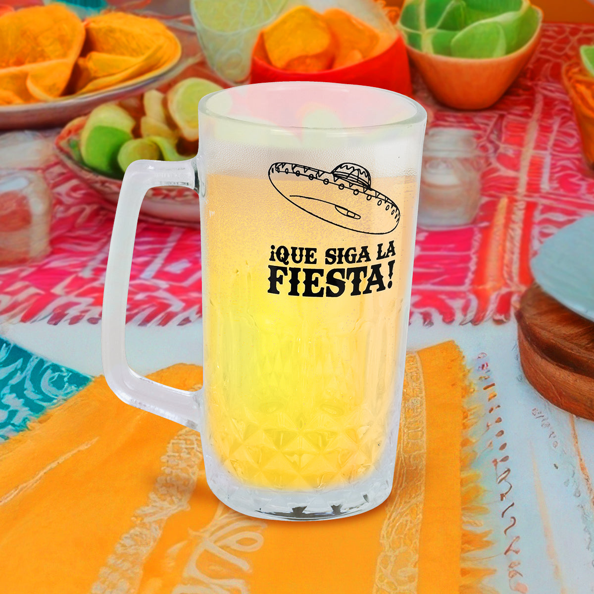 Tarro Cervecero con Frase Mexicana