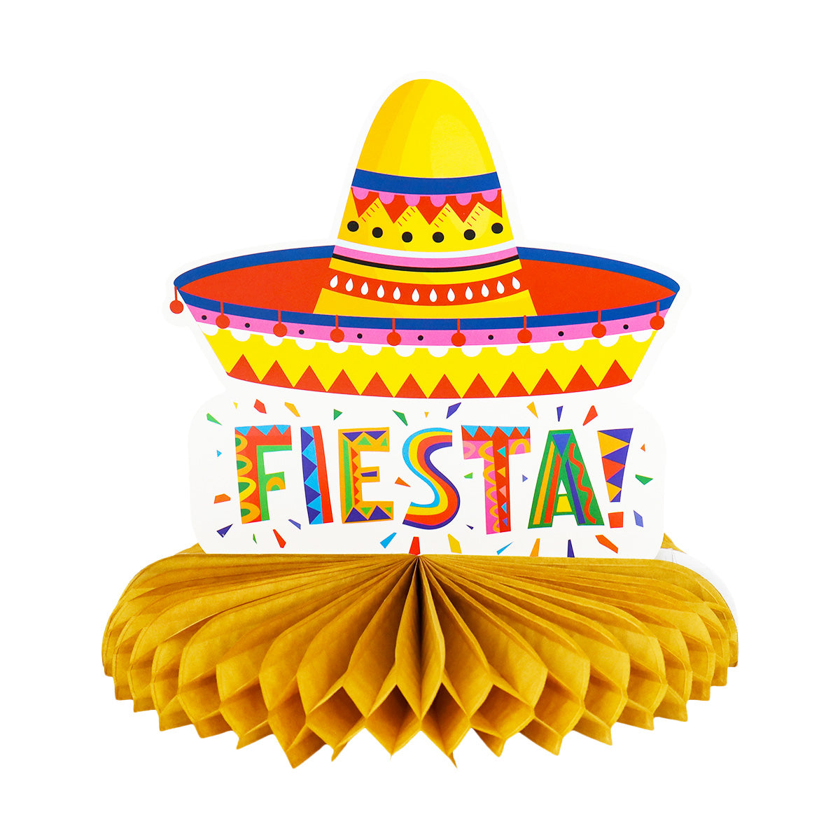 Centro de Mesa con Diseño de Fiestas Patrias, Sombrero