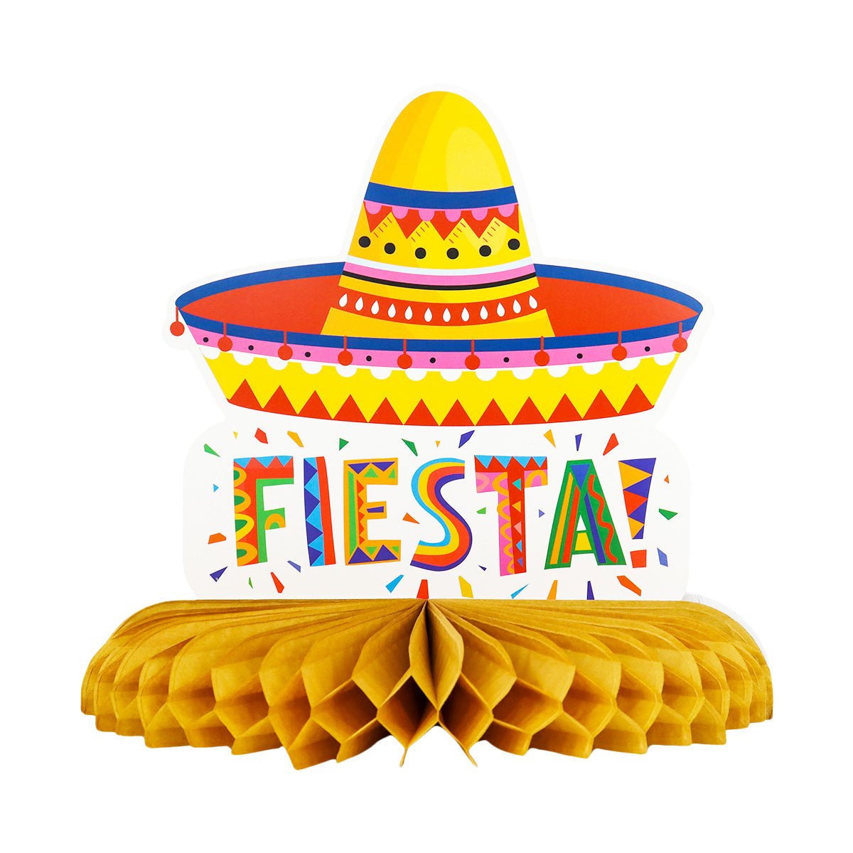 Centro de Mesa con Diseño de Fiestas Patrias, Sombrero