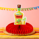 Centro de Mesa con Diseño de Fiestas Patrias, Tequila