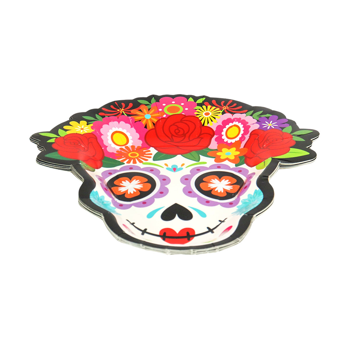 Platos Desechables con Diseño de Catrina