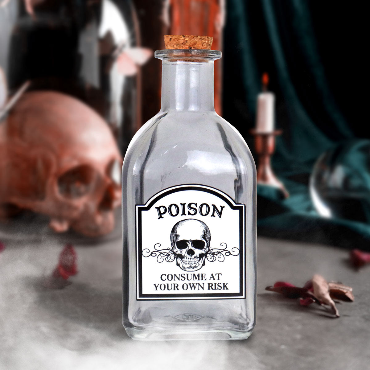 Botella de Vidrio para Halloween, Poison