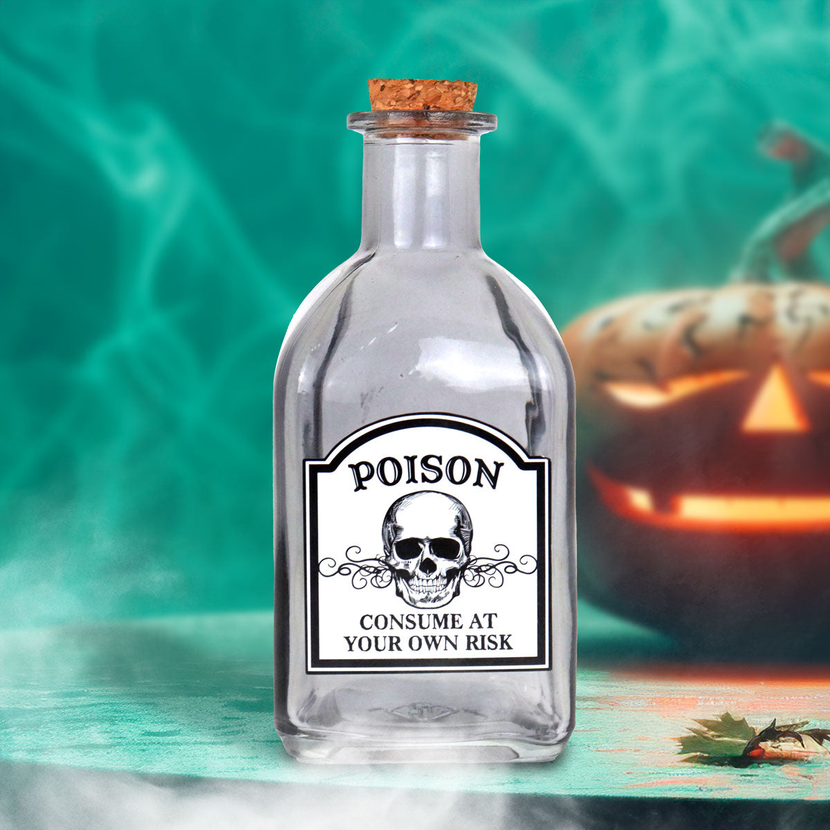 Botella de Vidrio para Halloween, Poison