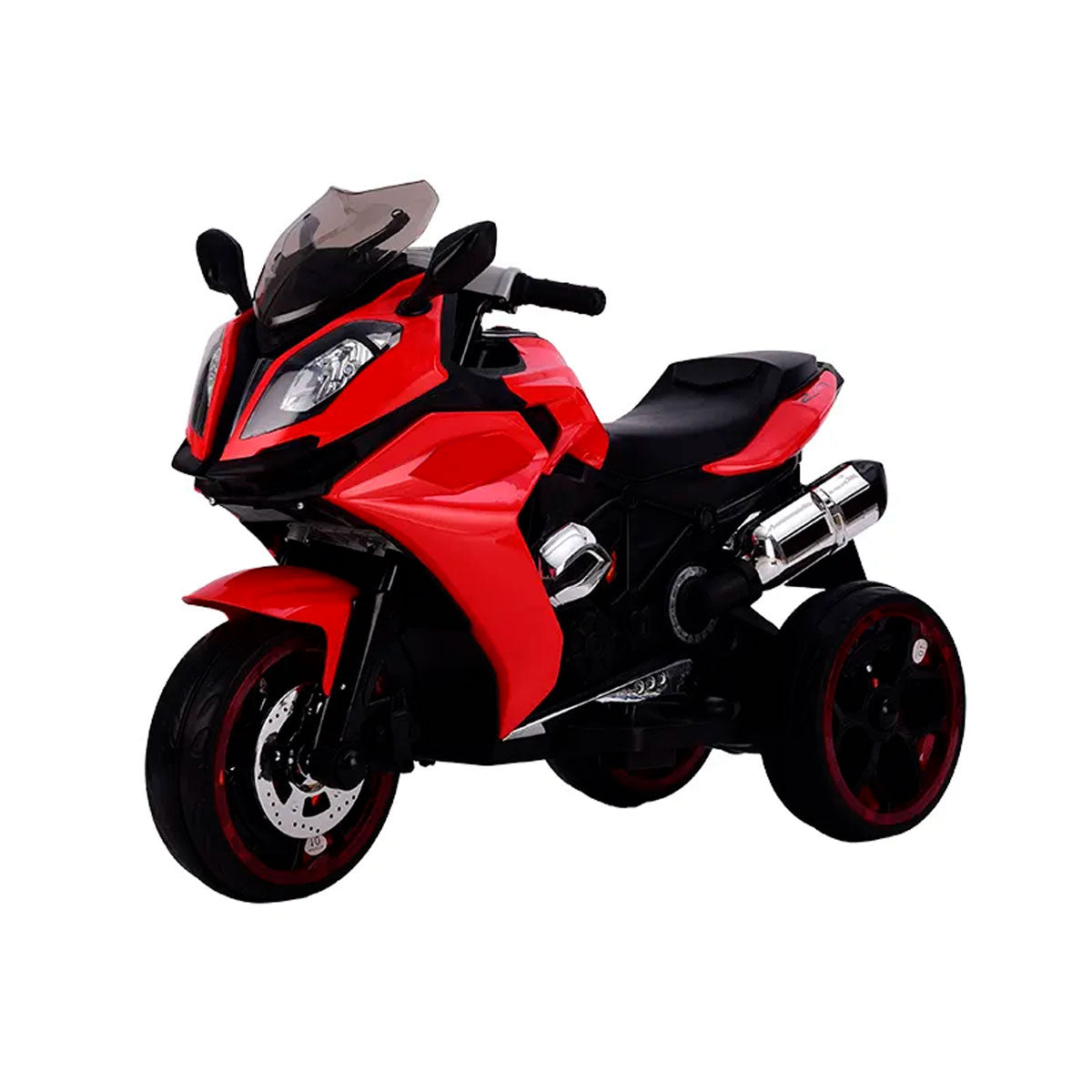 Motocicleta Eléctrica color Rojo para Niños