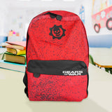 Mochila Escolar con Diseño de Gears of War, color Rojo