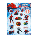 Planilla de Stickers con Diseño de Spiderman