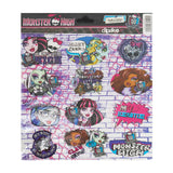 Planilla de Stickers con Diseño de Monster High