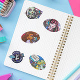 Planilla de Stickers con Diseño de Monster High