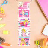 Planilla de Stickers con Diseño de Barbie, Glam