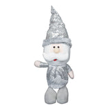 Santa Claus de Felpa color Plata, 40cm